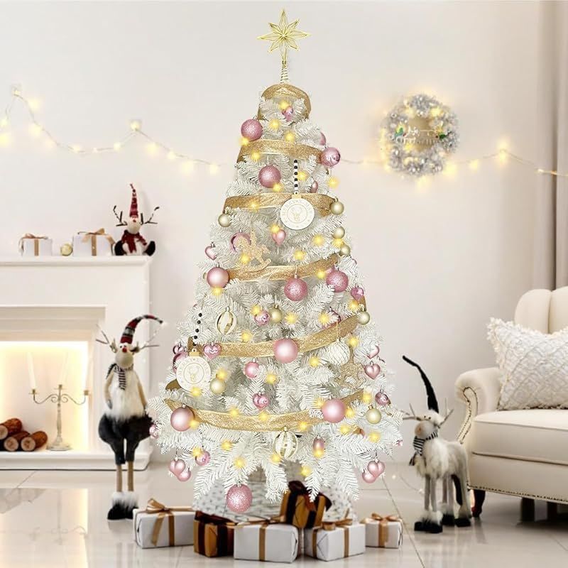 クリスマスツリー 約150cm ピンクゴールド Francfranc インテリア クリスマスツリー スターターセット 150cm