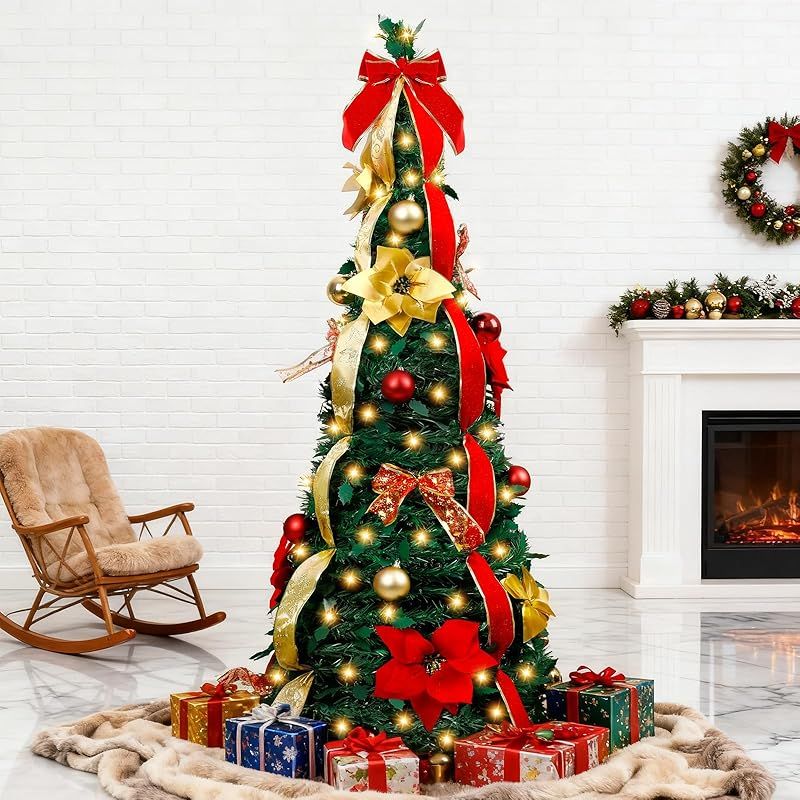 ⭐️クリスマスツリー 150cm 折りたたみ コンパクト キラキラ ゴールド ⭐️クリスマスツリー 150cm 折りたたみ コンパクト キラキラ ゴールド