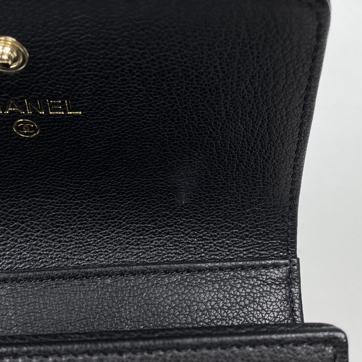シャネル CHANEL ココマーク 三つ折り 財布 CC 三つ折り財布 レザー