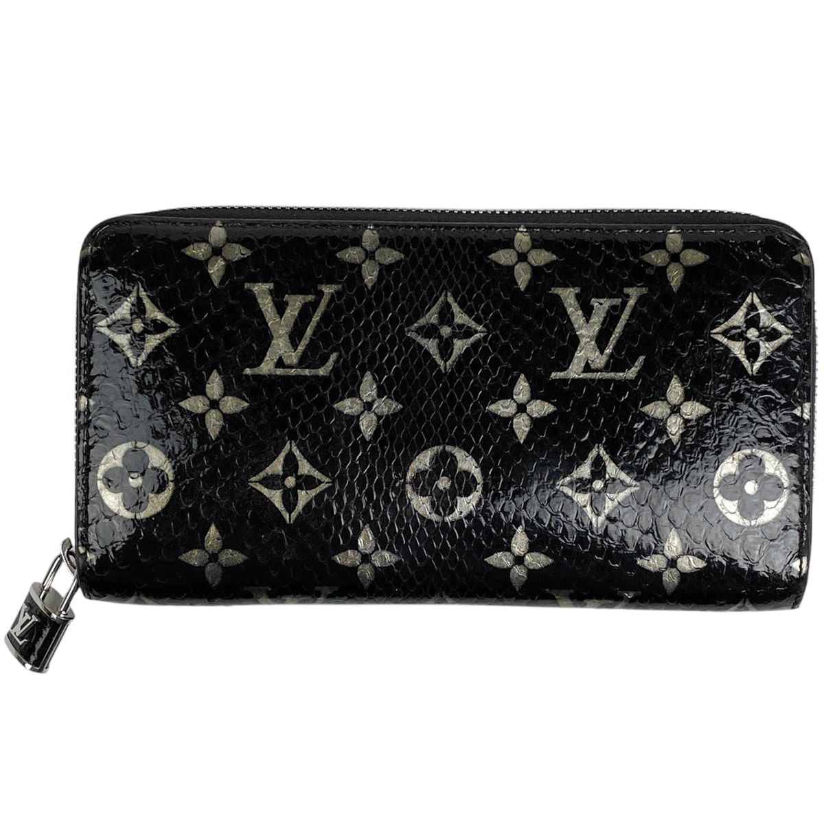 定価60万超◆未使用◆ルイヴィトン ジッピーウォレット パイソン ノワール ルイ・ヴィトン Louis Vuitton ジッピー ウォレット ラウンド