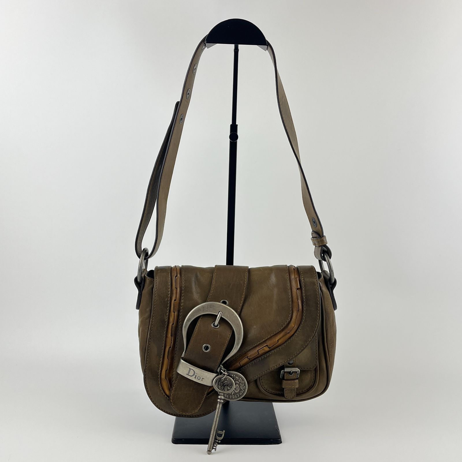 中古】Christian Dior クリスチャンディオール ガウチョ ショルダー