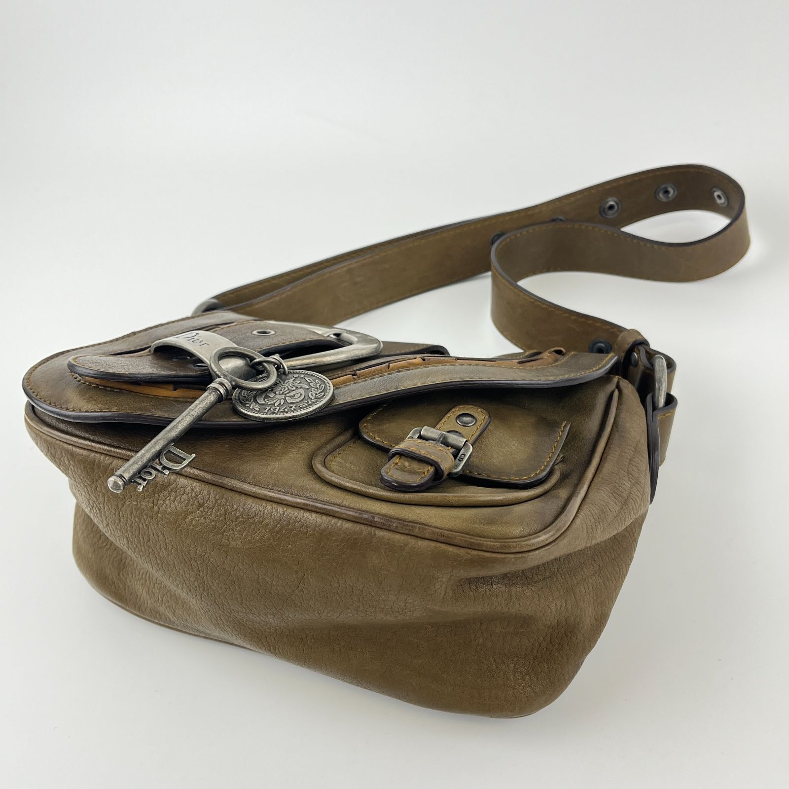 中古】Christian Dior クリスチャンディオール ガウチョ ショルダー