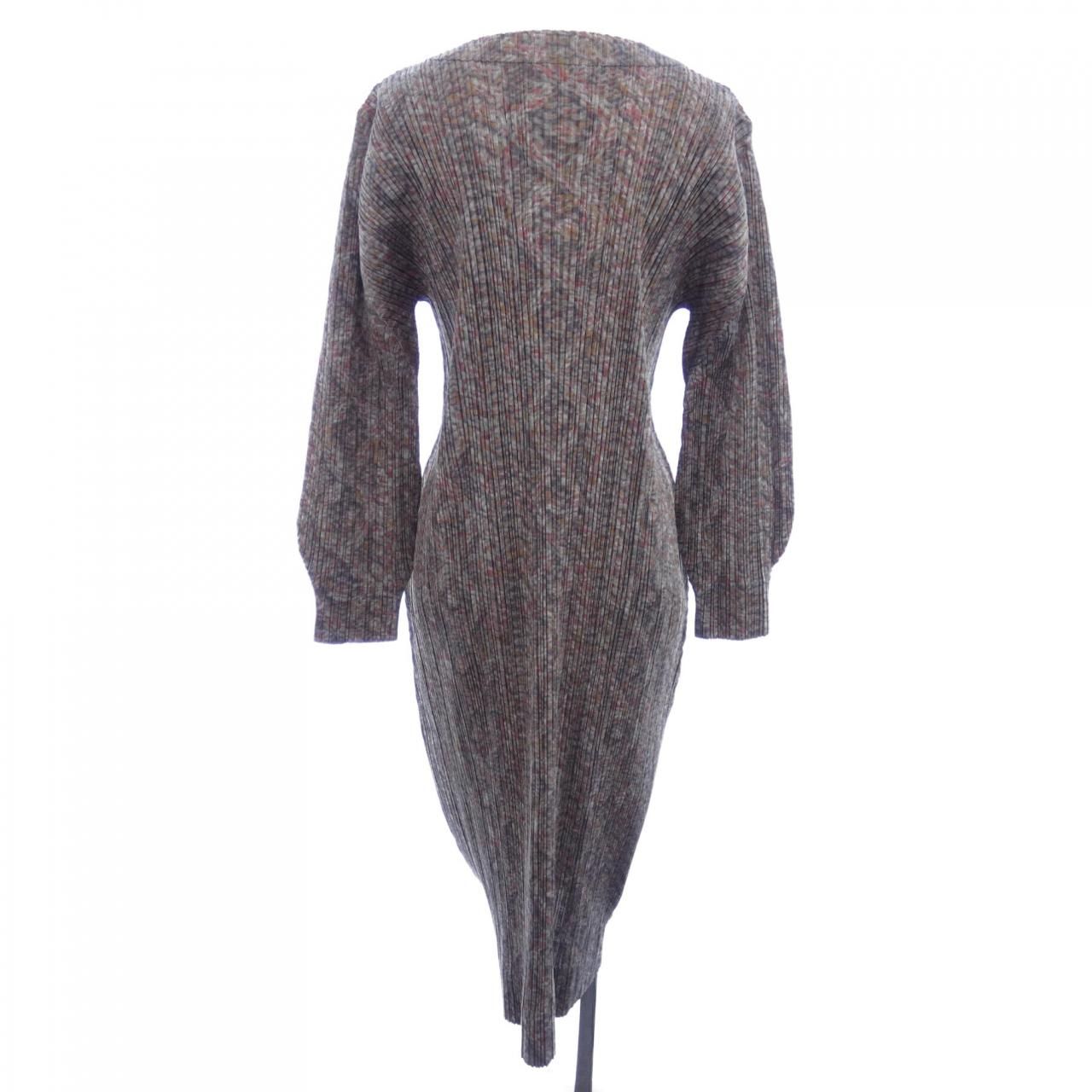 プリーツプリーズ PLEATS PLEASE 2009 転写ケーブルニットプリント