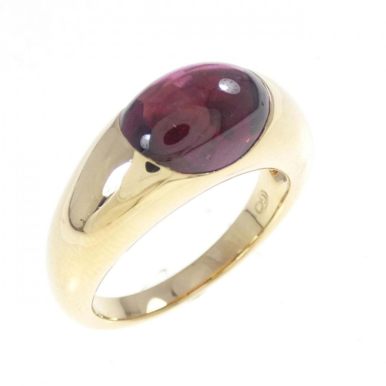 750YG ガーネット リング RUGIADA ガーネット K18 リング 楽天市場