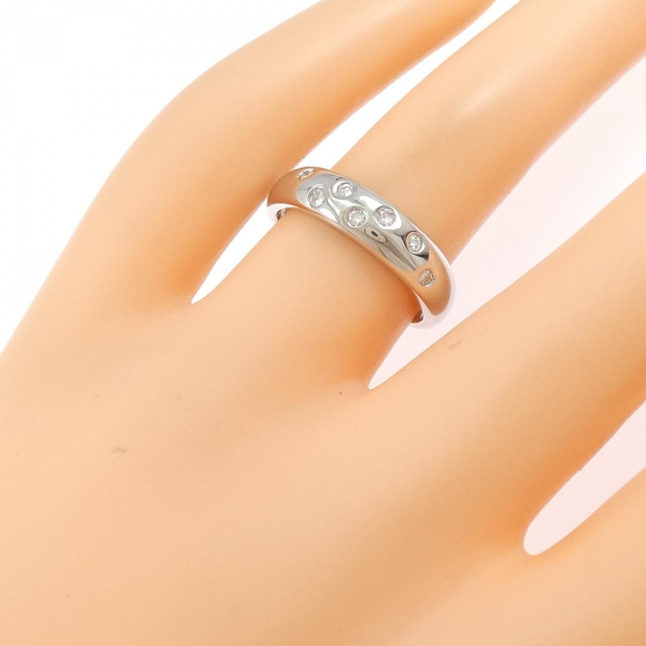スタージュエリー スタージュエリー！k18WG ダイヤ 0.03ct リング 3.79 