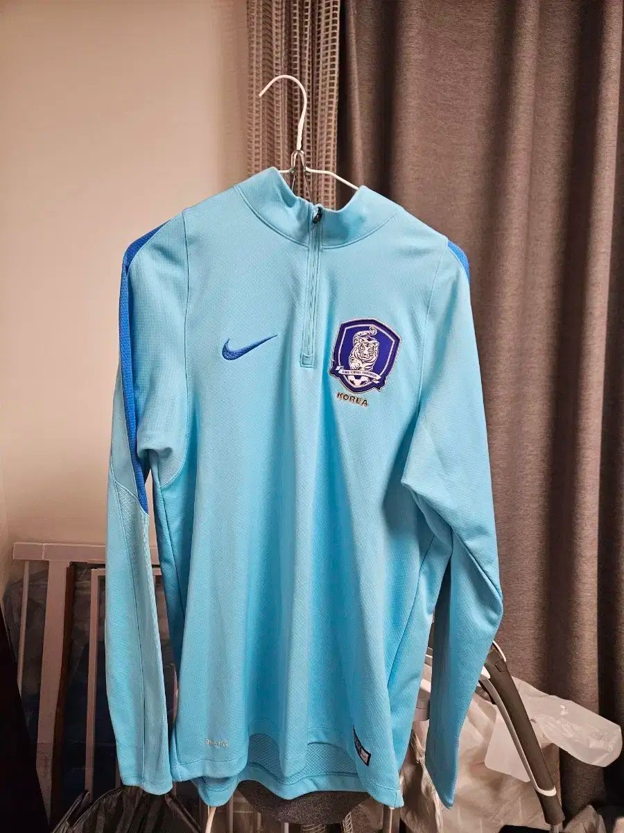 ナイキ　サッカー　韓国代表　トレーニングウェア　シールドトップ　長袖　M NIKE 韓国 サッカー 韓国国家代表 長袖 16-18 ドリルトップ large