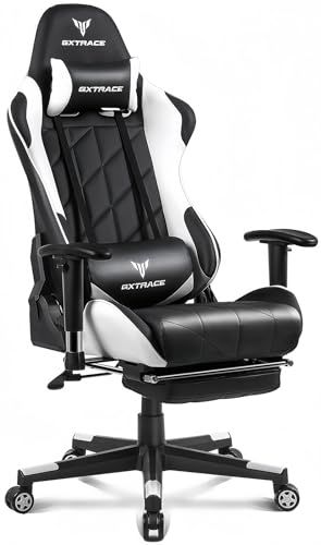 新品】GXTRACE ゲーミングチェア ゲームチェア オットマン付き
