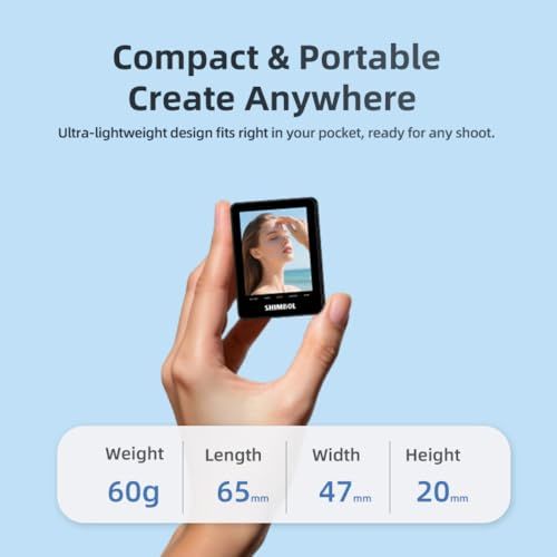 新品】SHIMBOL Vlogセルフィーモニター画面 CP5 Mini 2 iPhone用バック