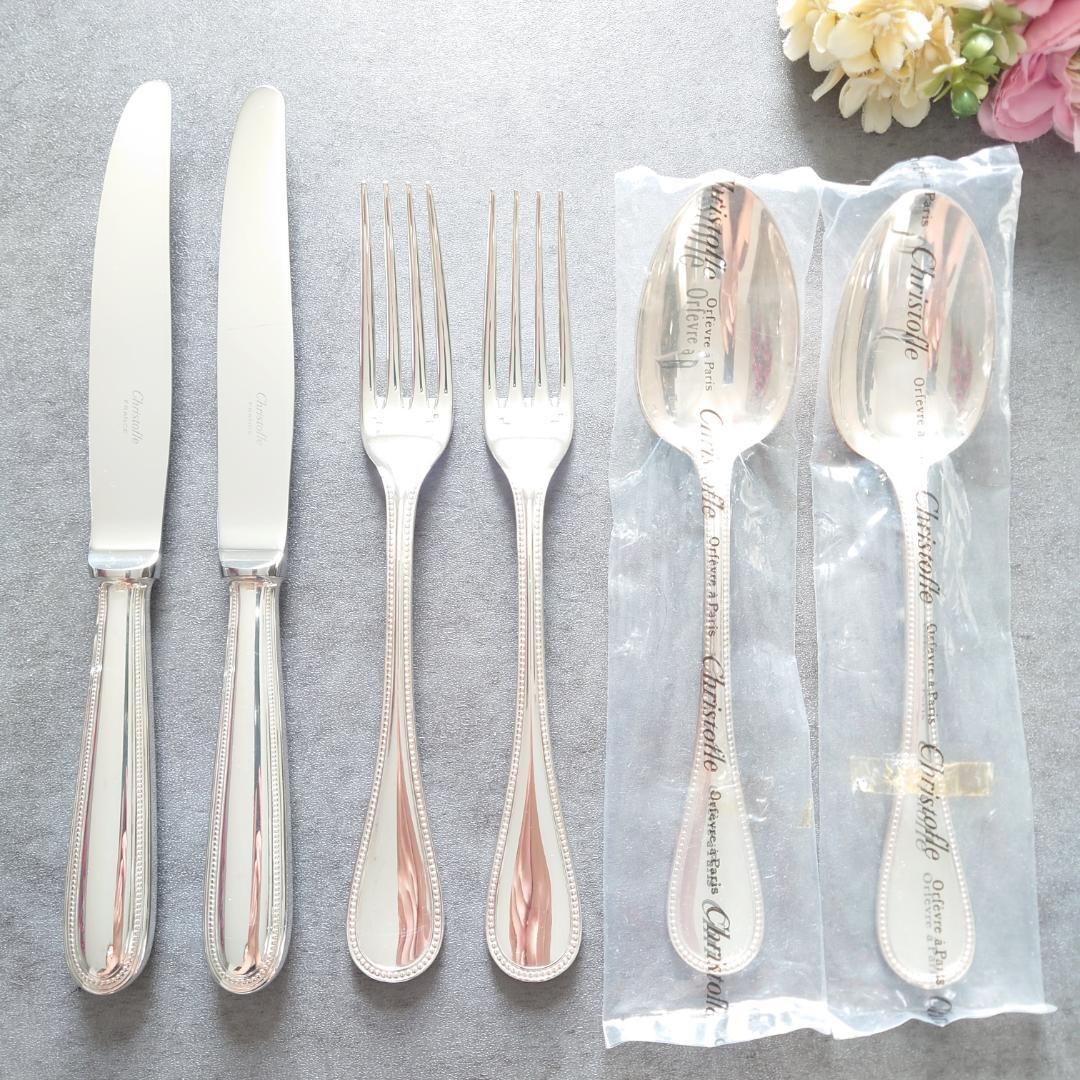 美品 クリストフル パール テーブルサイズ 未開封含む 6点 - メルカリ