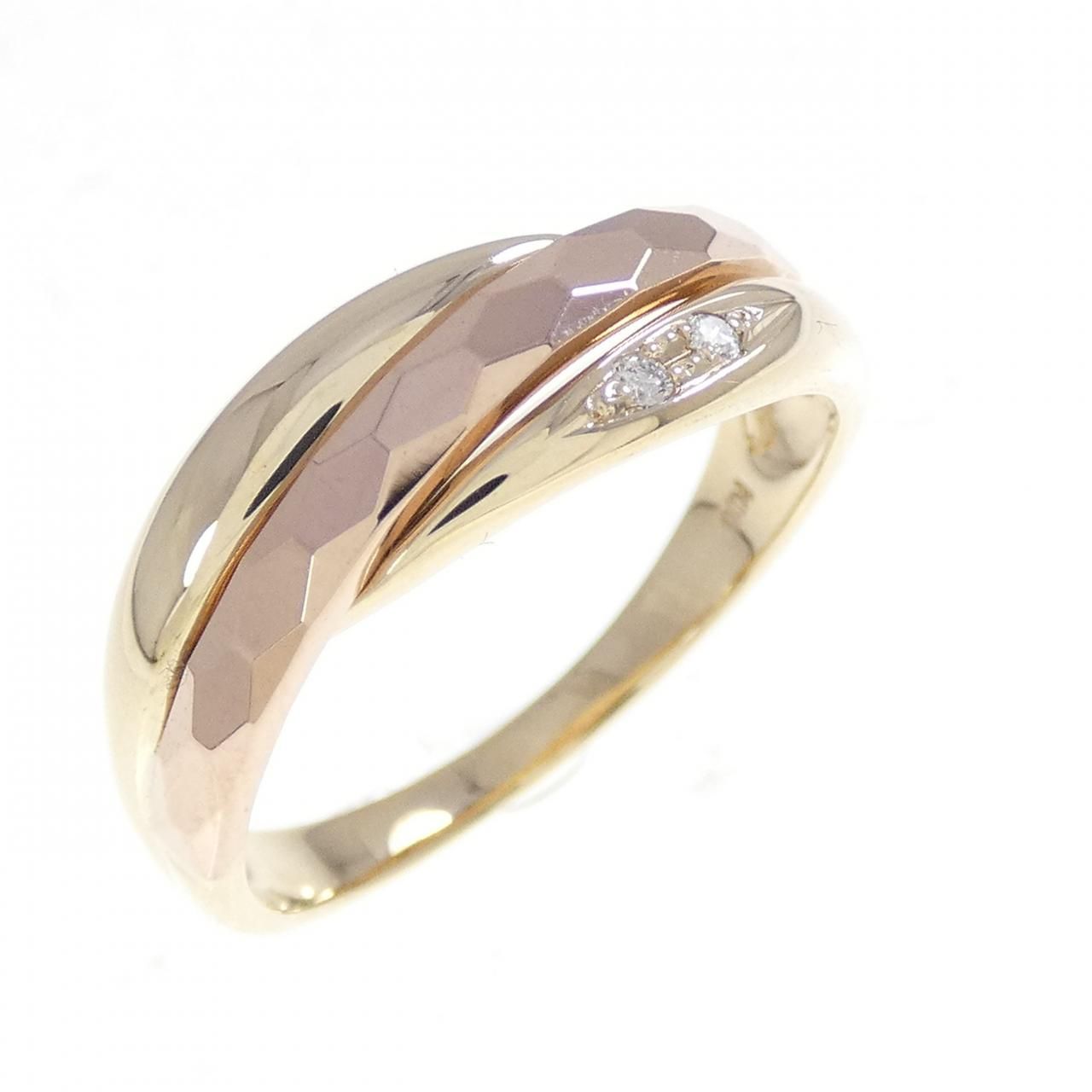 K10YG/K10PG ダイヤモンド リング - メルカリ