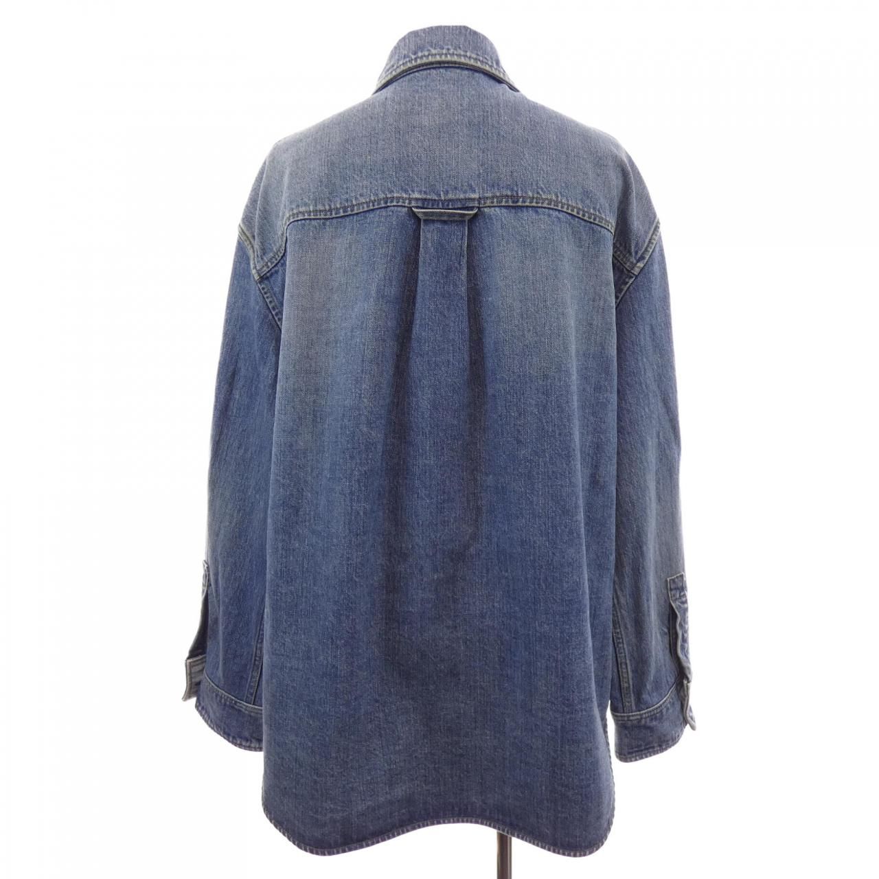 JIL SANDER ジルサンダー ジャケット ネイビー デニム調 48 M相当 JIL SANDER ジルサンダー ジャケット ネイビー デニム調 48 M相当 JIL