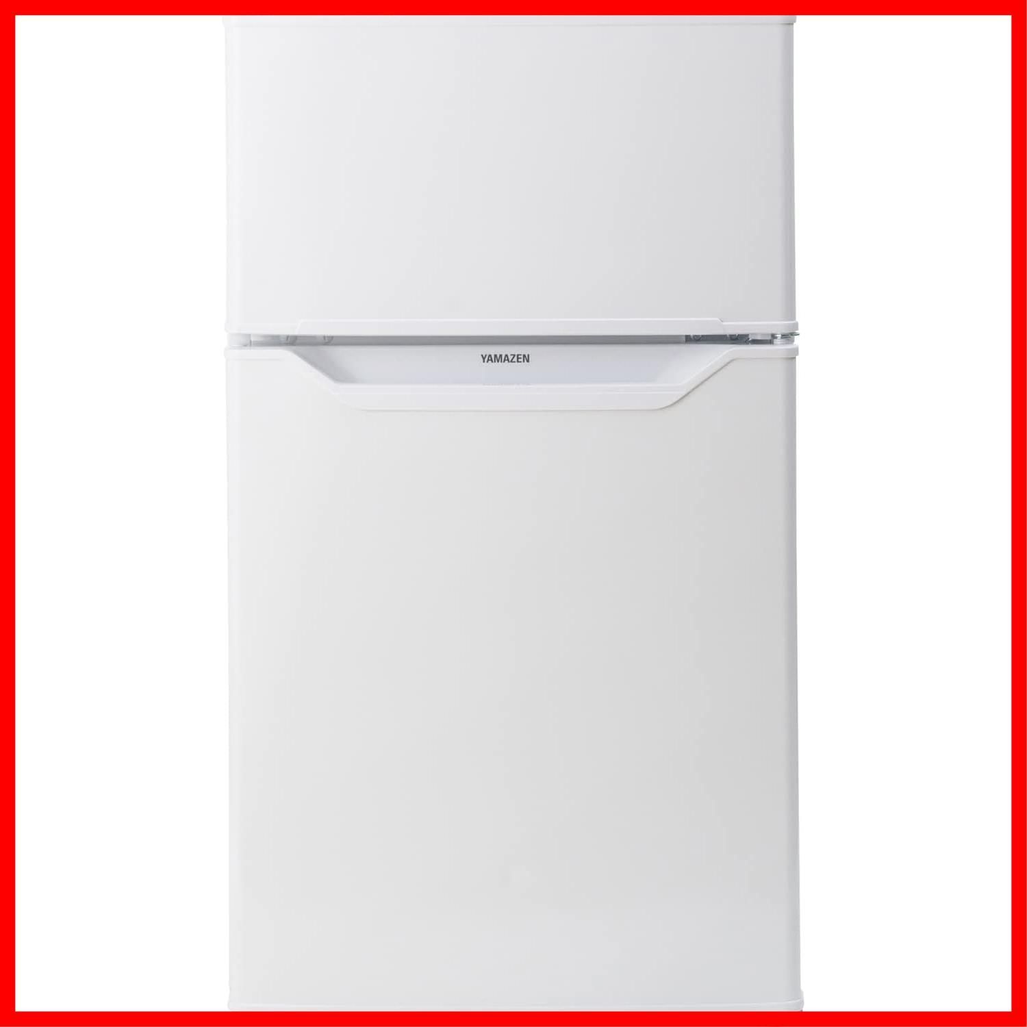 特価商品】小型 2ドア 一人暮らし ホワイト 耐熱天板 ZFR-D90(W) 右