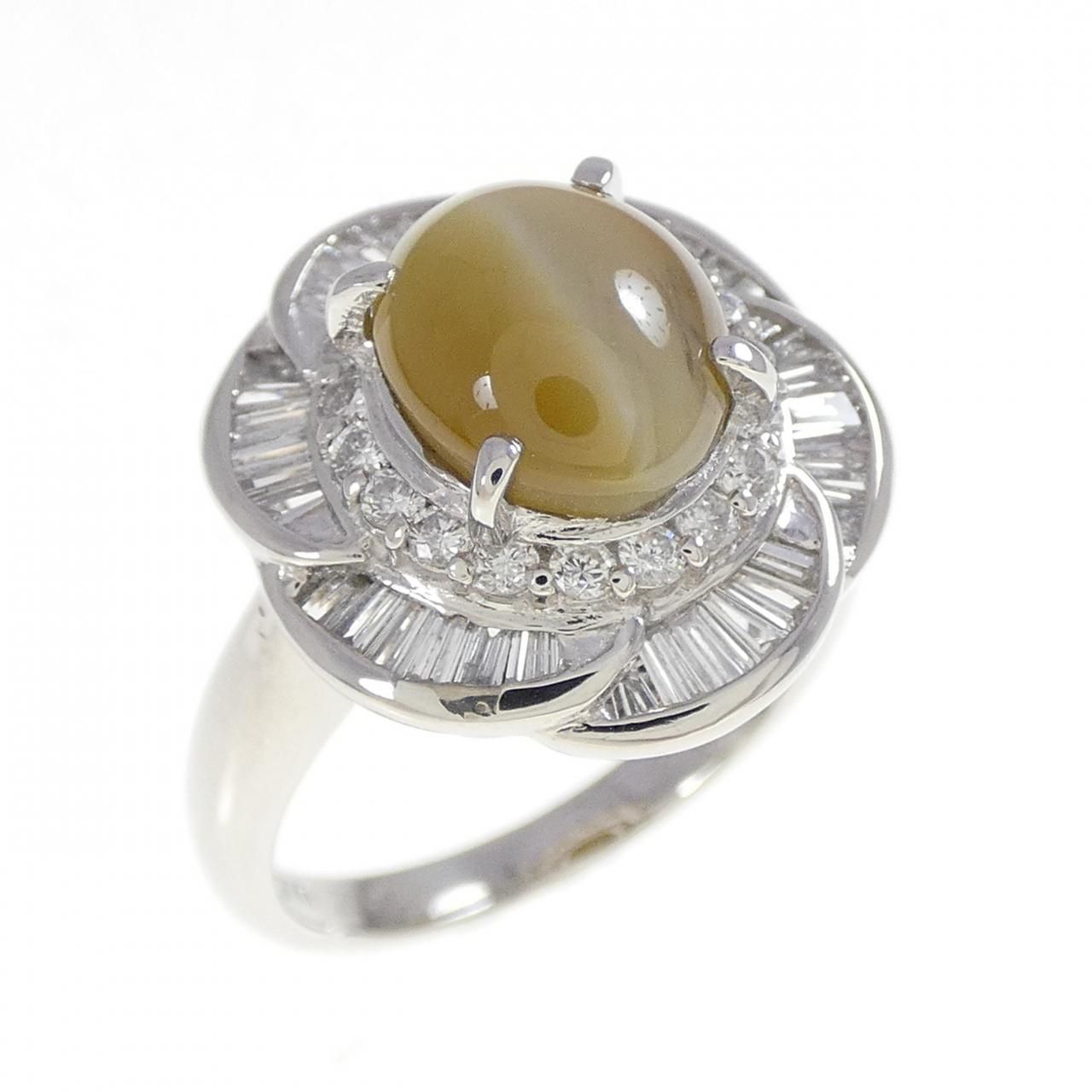 PT900 クリソベリルキャッツアイ リング 2.95CT - メルカリ