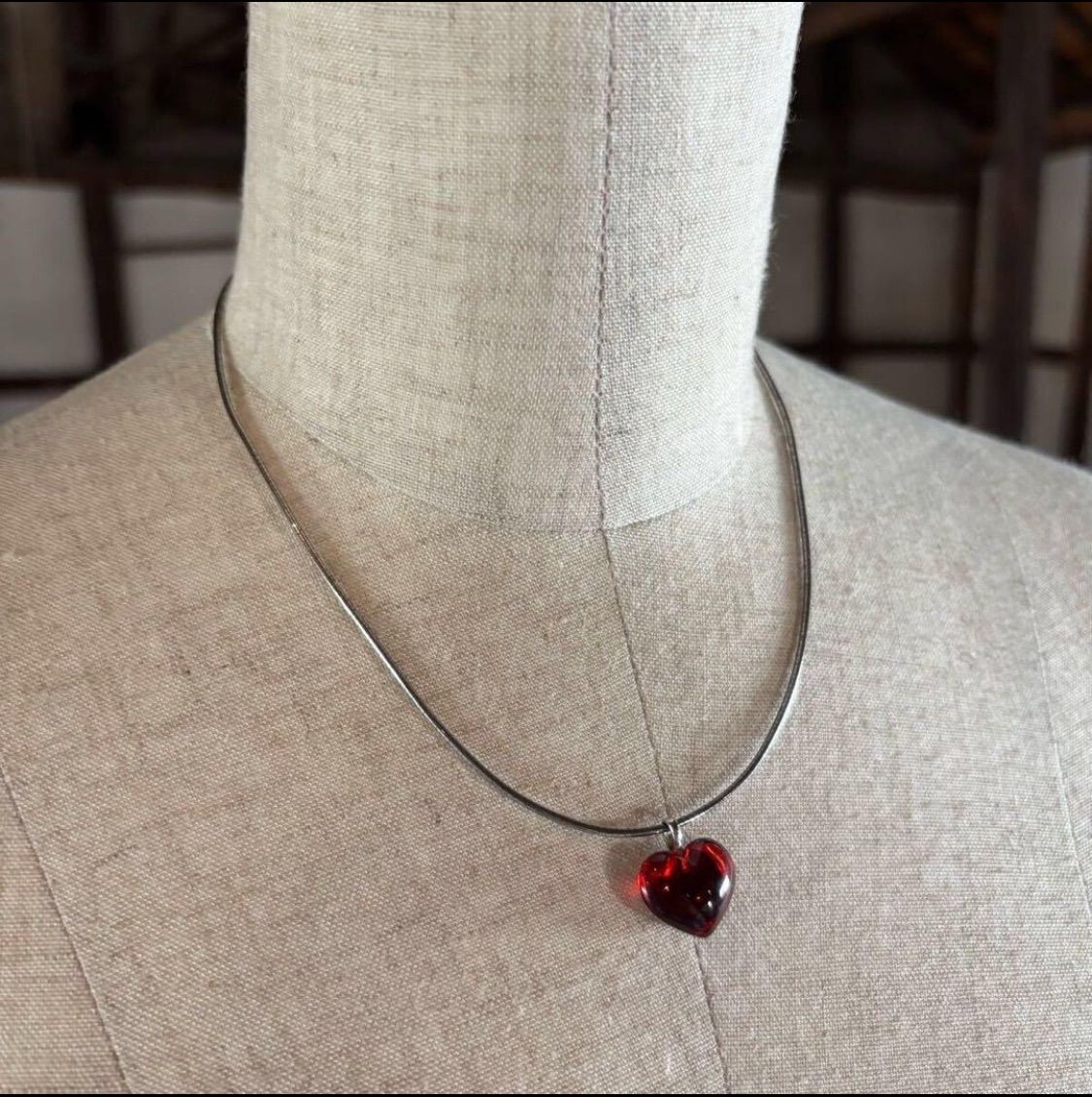 Baccarat バカラ ハート ネックレス シルバー SILVER 925 大人