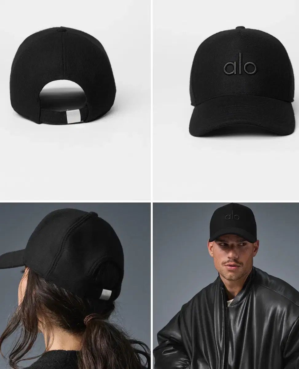 alo メッシュバック ディストリクトトラッカーハット District Trucker Hat - Black | ALO