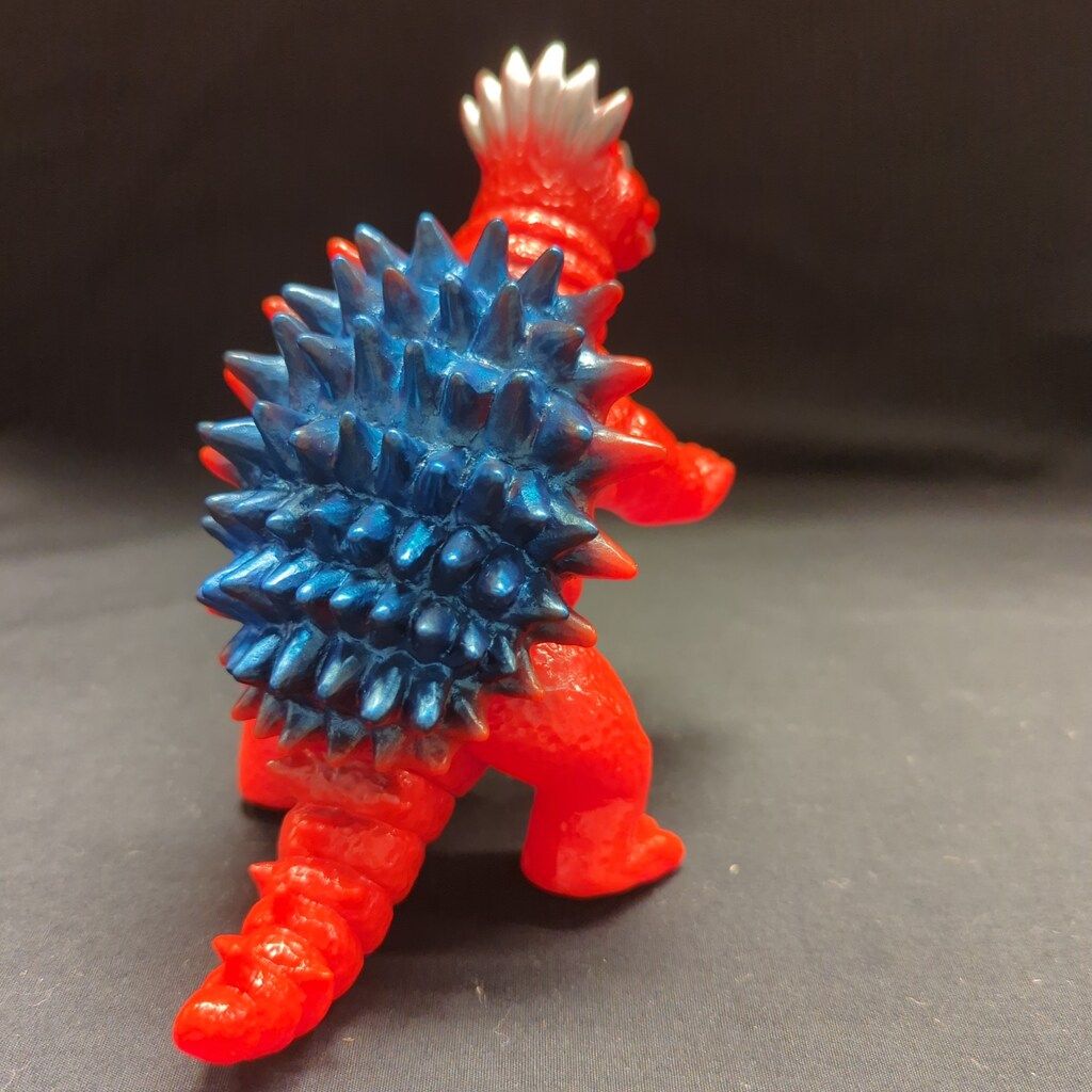 サンガッツ ゴジラ アンギラス/ソフビ 赤色 サンガッツ ゴジラ