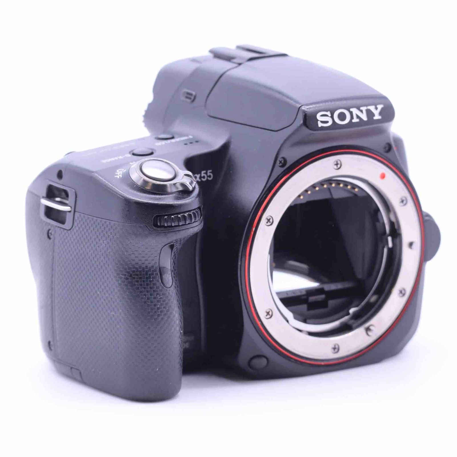 □ジャンク品□ SONY デジタル一眼レフカメラ α55 ボディ ブラック SLT
