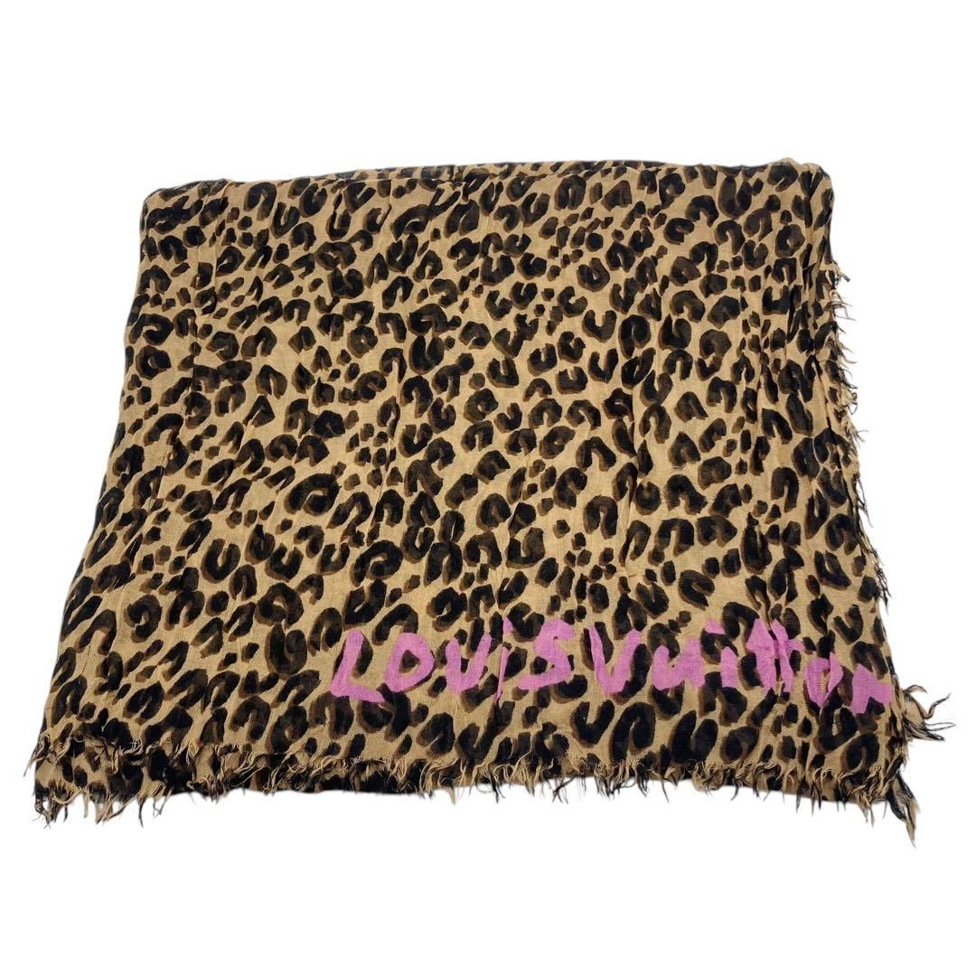 ⭐️良品⭐️ ルイヴィトン エトール レオパード ストール スカーフ