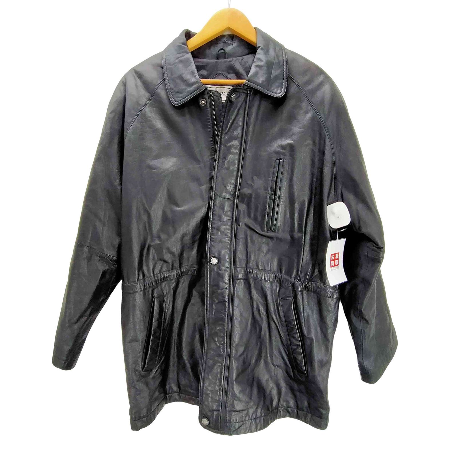 ユーズドフルギ USED古着 {{W DOPIO}}裏地キルティング ラムレザー