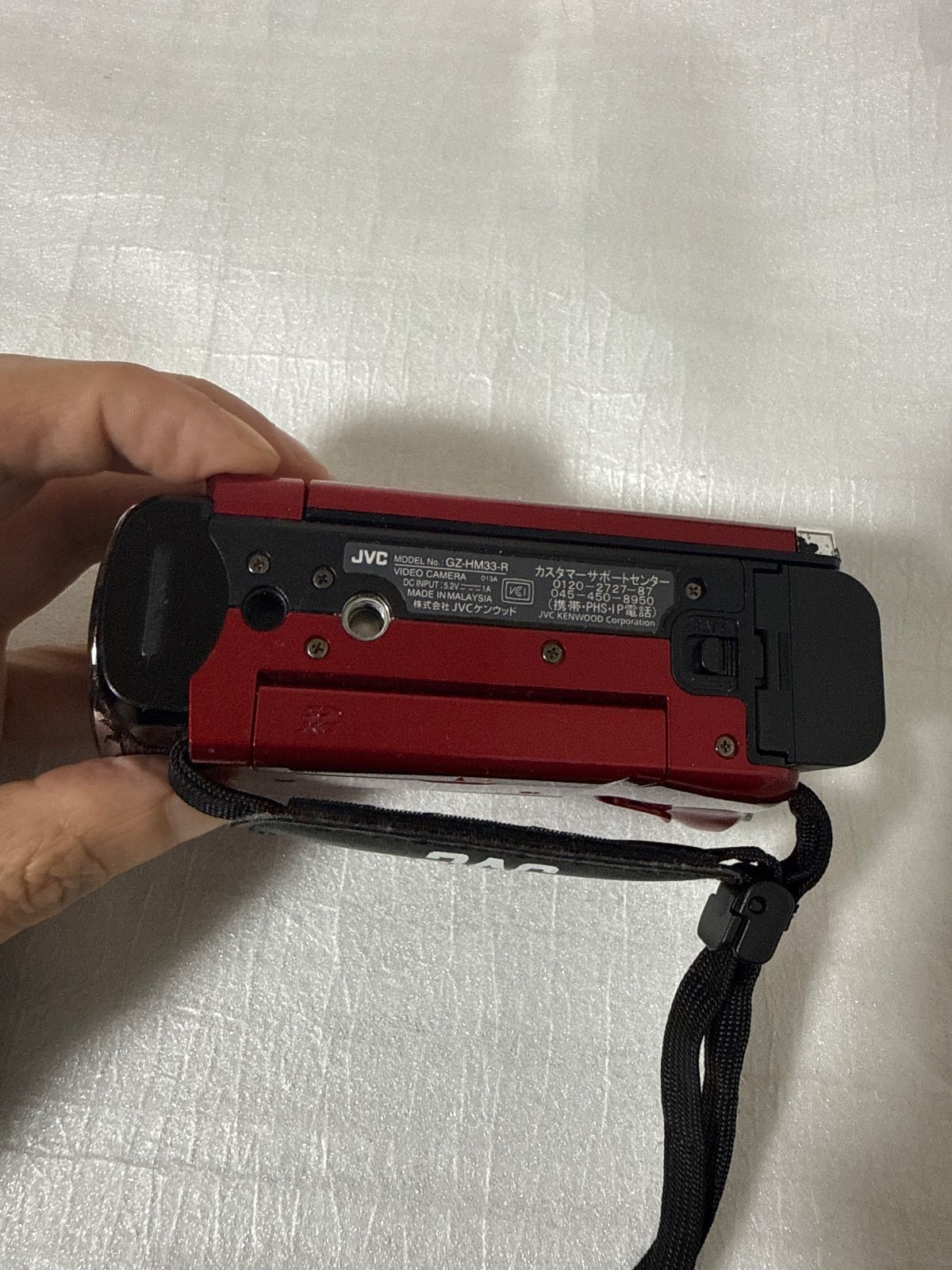 JVC GZ-HM33-W ビデオカメラ　動作確認済 Y-382 JVC ビデオカメラ GZ-HM33-B ブラック 動作確認済み 光学40倍