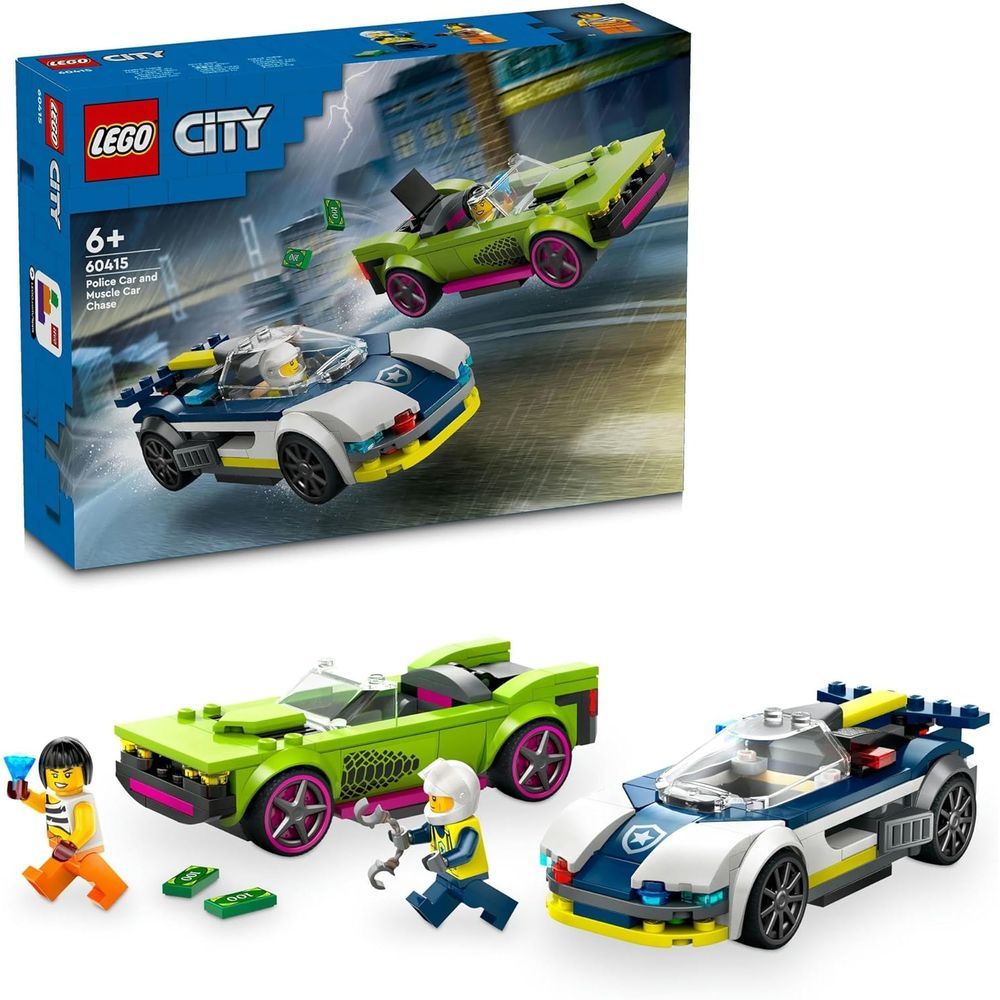 2026，新品 レゴ(LEGO) シティ ポリスカーチェイス(マッスルカーを追え！ ) 60415 おもちゃ ブロック 6歳以上 LEGO(レゴ)