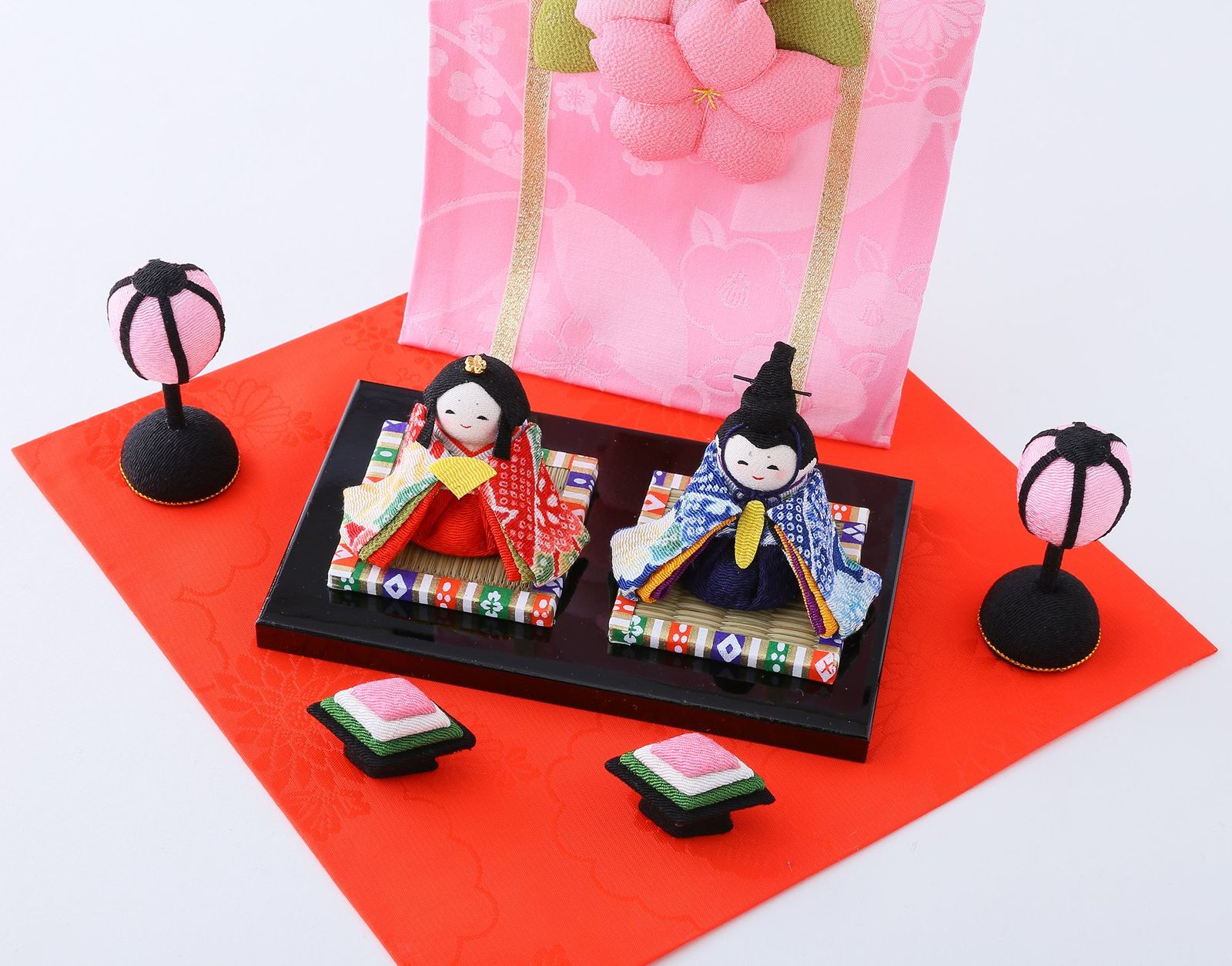 お買い得品 花几帳わらべ雛 ひな祭り 節句 ミニ 小さい ひな人形