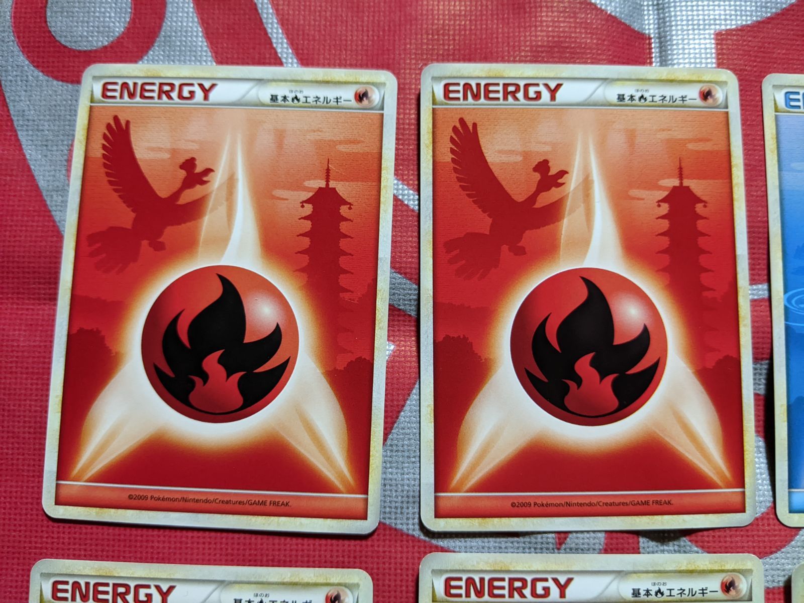 ポケモンカード レジェンドエネルギー炎 ホウオウ ×4、水 ルギア ×4