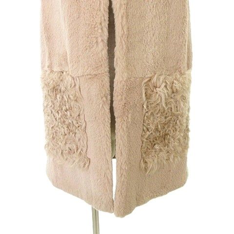 【新品タグ付き】Ballsey ファーポケット　フージレ　ニット　ライトベージュ 新品タグ付き】Ballsey ファーポケット フージレ ニット ライト