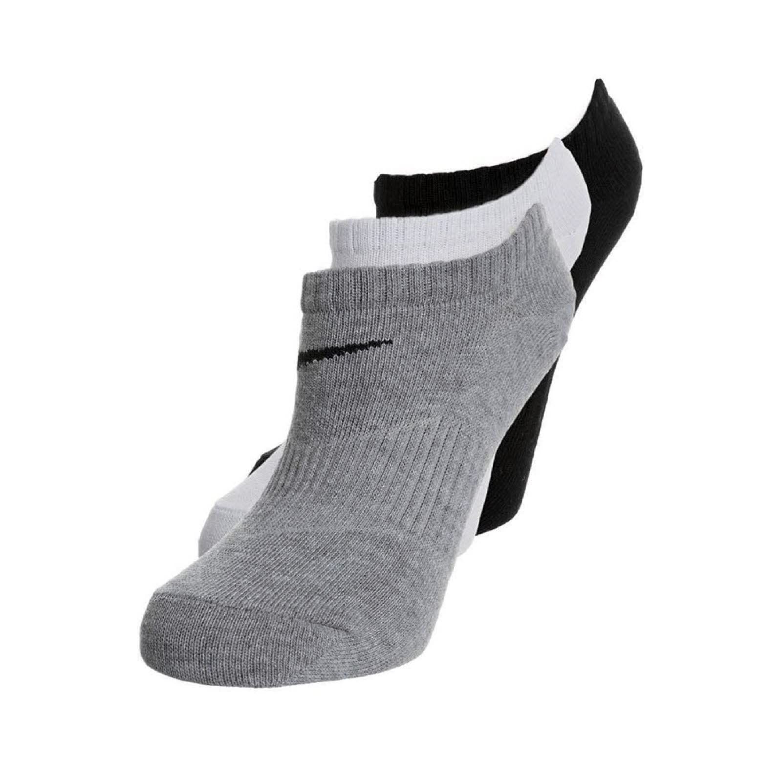 Nike SOCKSHOSIERY メンズ L [グレーヘザー/ホワイト/ブラック。] [L]