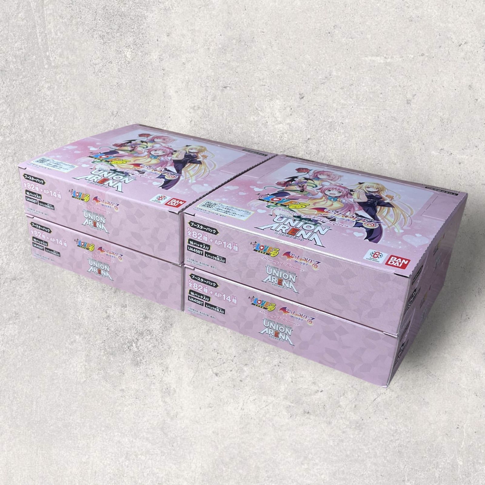 ユニオンアリーナ To LOVEる とらぶる 4box 新品未開封 テープ付き