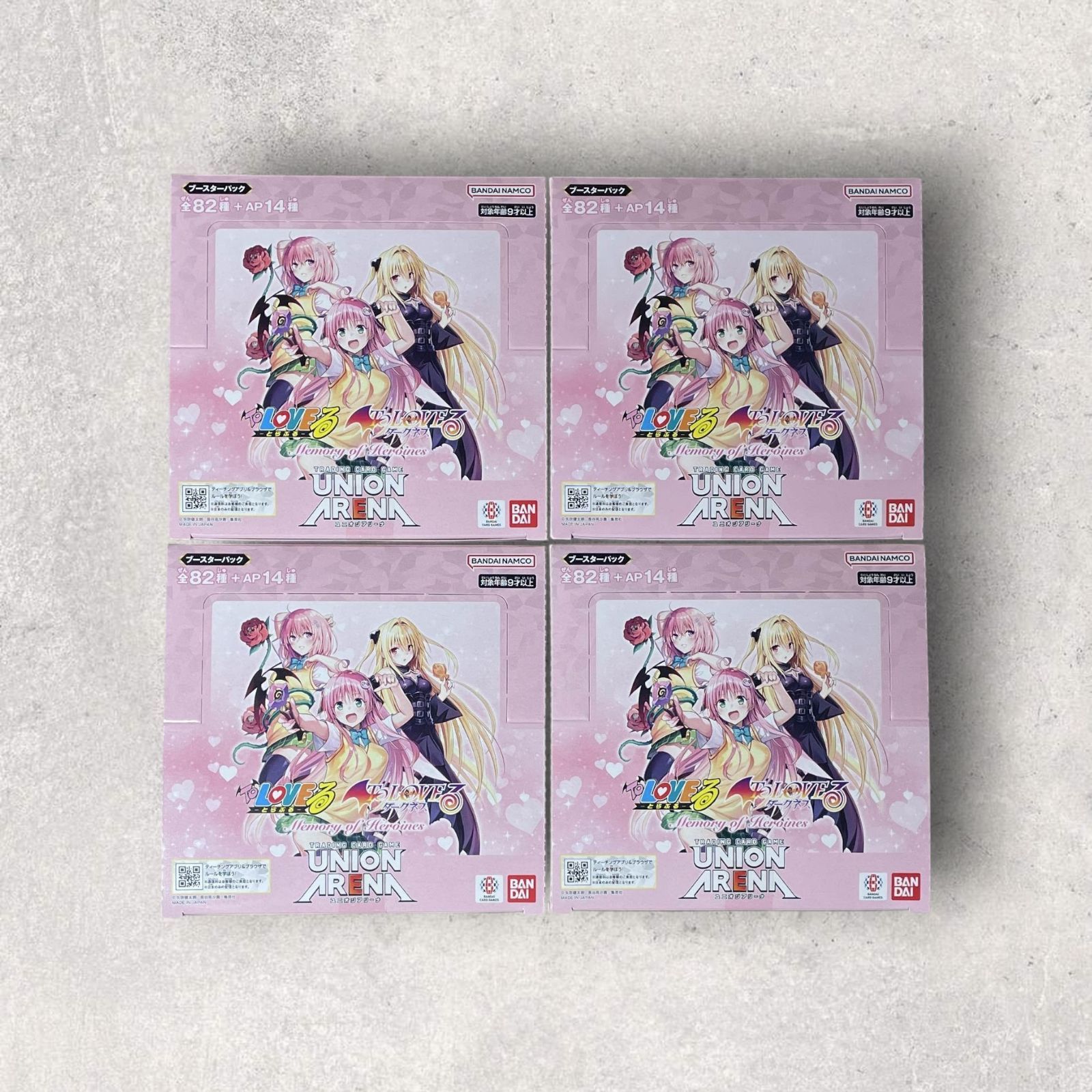 ユニオンアリーナ To LOVEる とらぶる 4box 新品未開封 テープ付き