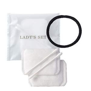 ホテルアメニティ 業務用 レディースセット(LADY'S SET)×500個セット ｜コットン・ヘアゴム・綿棒セット マット袋