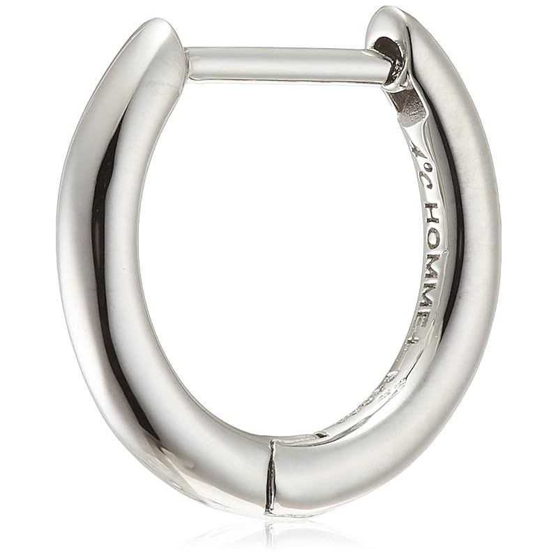 4℃HOMME+] プラチナ フープ ピアス 片耳用 0 - メルカリ
