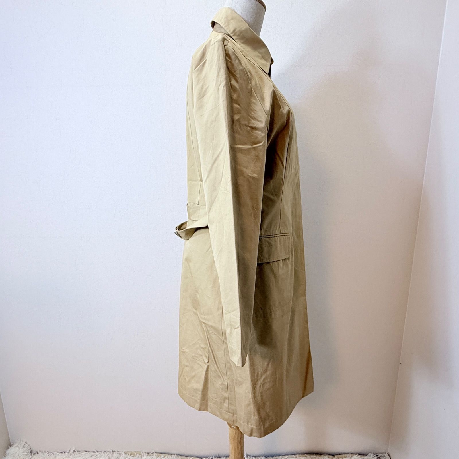 美品 ニューヨーカー トレンチコート M 9AR レディース ベージュ