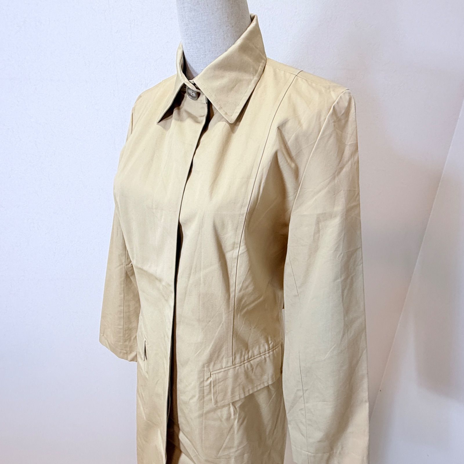 【美品】ニューヨーカー トレンチコート ベルト、ライナー付き ベージュ 11AR ニューヨーカー トレンチコート ベルト ライナー付き ベージュ 11AR