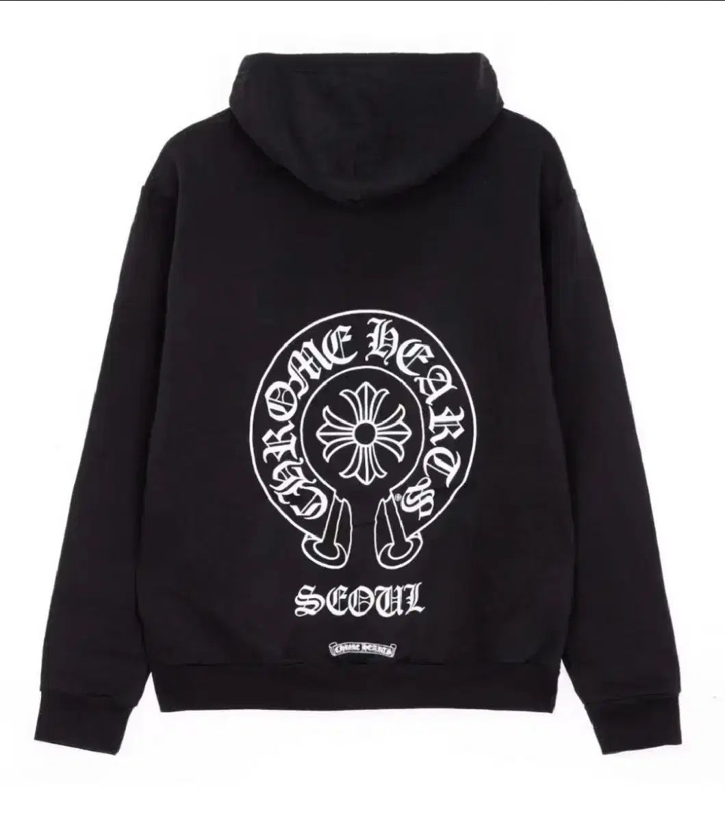 L 新品 CHROME HEARTS クロムハーツ ブラック フーディー ジップアップ