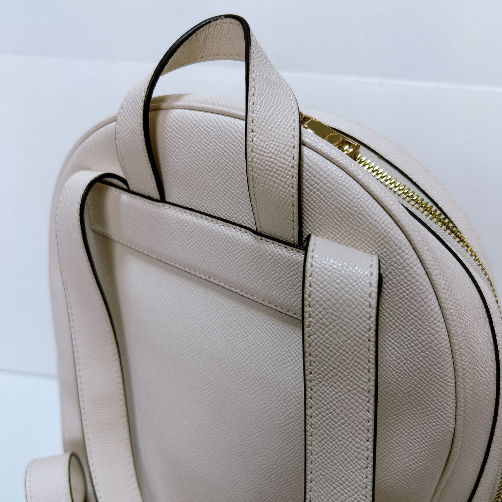 COACH コーチ バッグ リュク バッグパック ホワイト ロゴ レザー 保存 