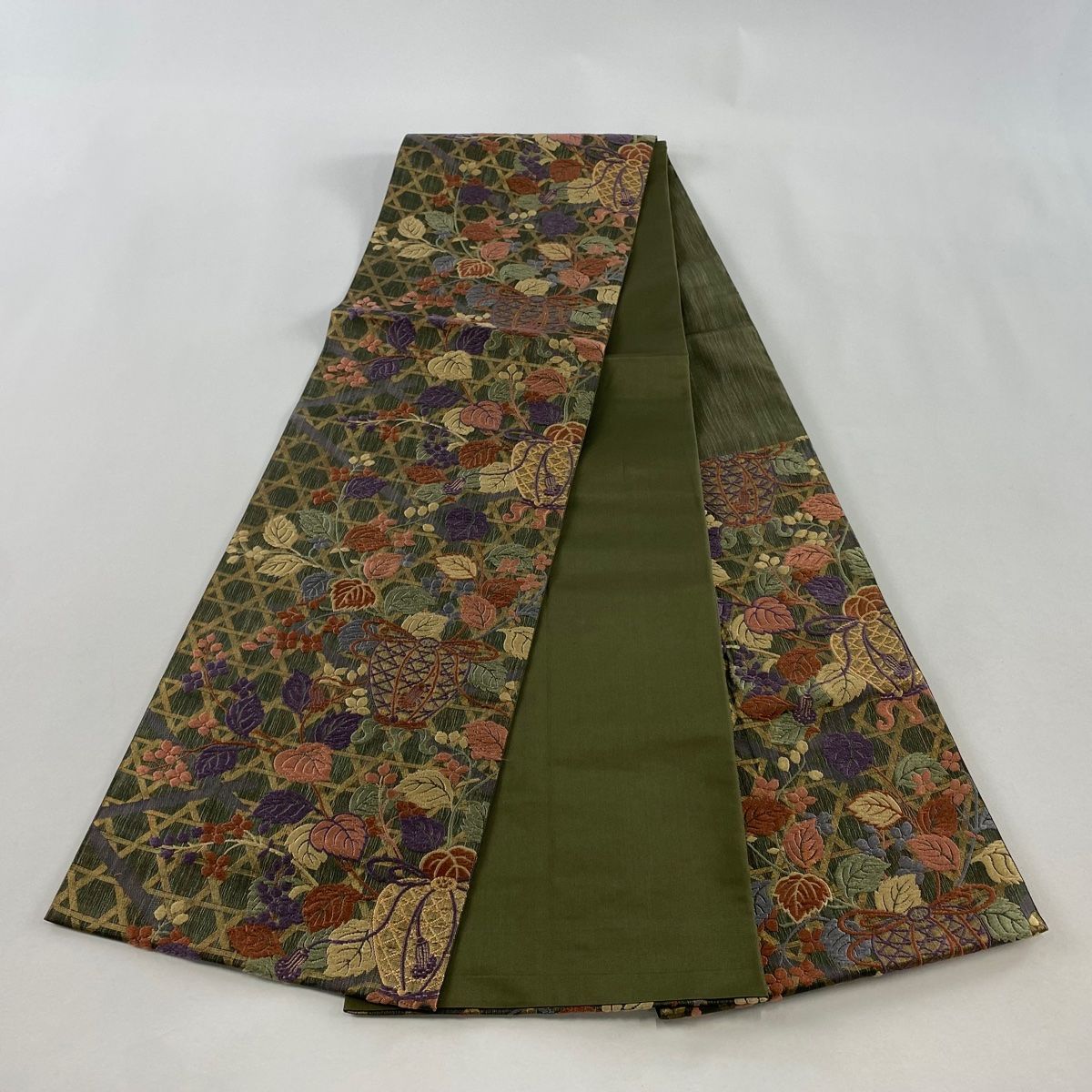 未使用正絹夏帯六通袋帯 花井幸子デザイン 未使用正絹夏帯六通袋帯 花井幸子デザイン 未使用正絹夏帯六通袋帯