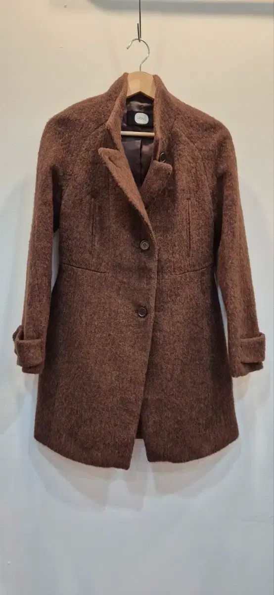 DEWL 55 ブラウン ウールコート