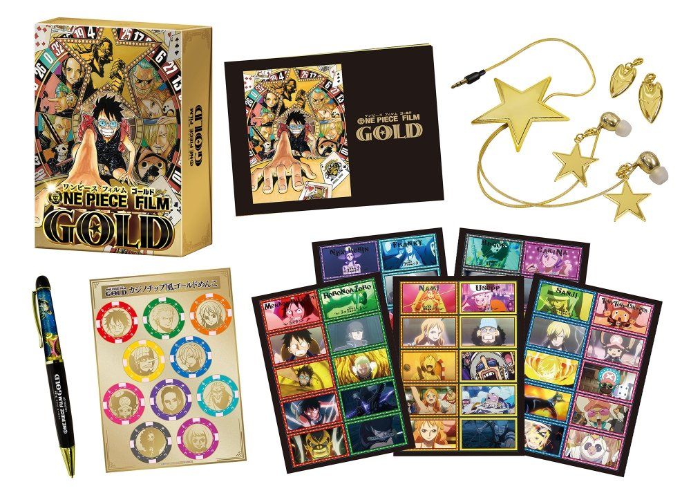 ONE PIECE FILM GOLD DVD GOLDEN LIMITED EDITION 【公式通販】