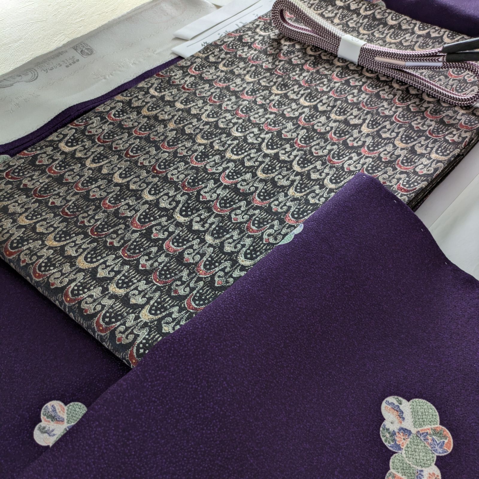 シュトラウス衣正絹西陣織吉村織物大子間道 袋帯