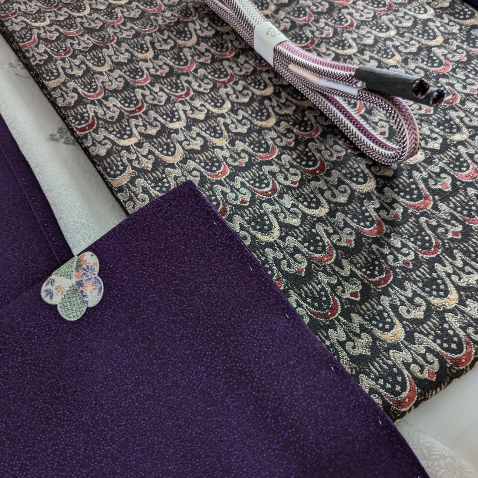 シュトラウス衣正絹西陣織吉村織物大子間道 袋帯