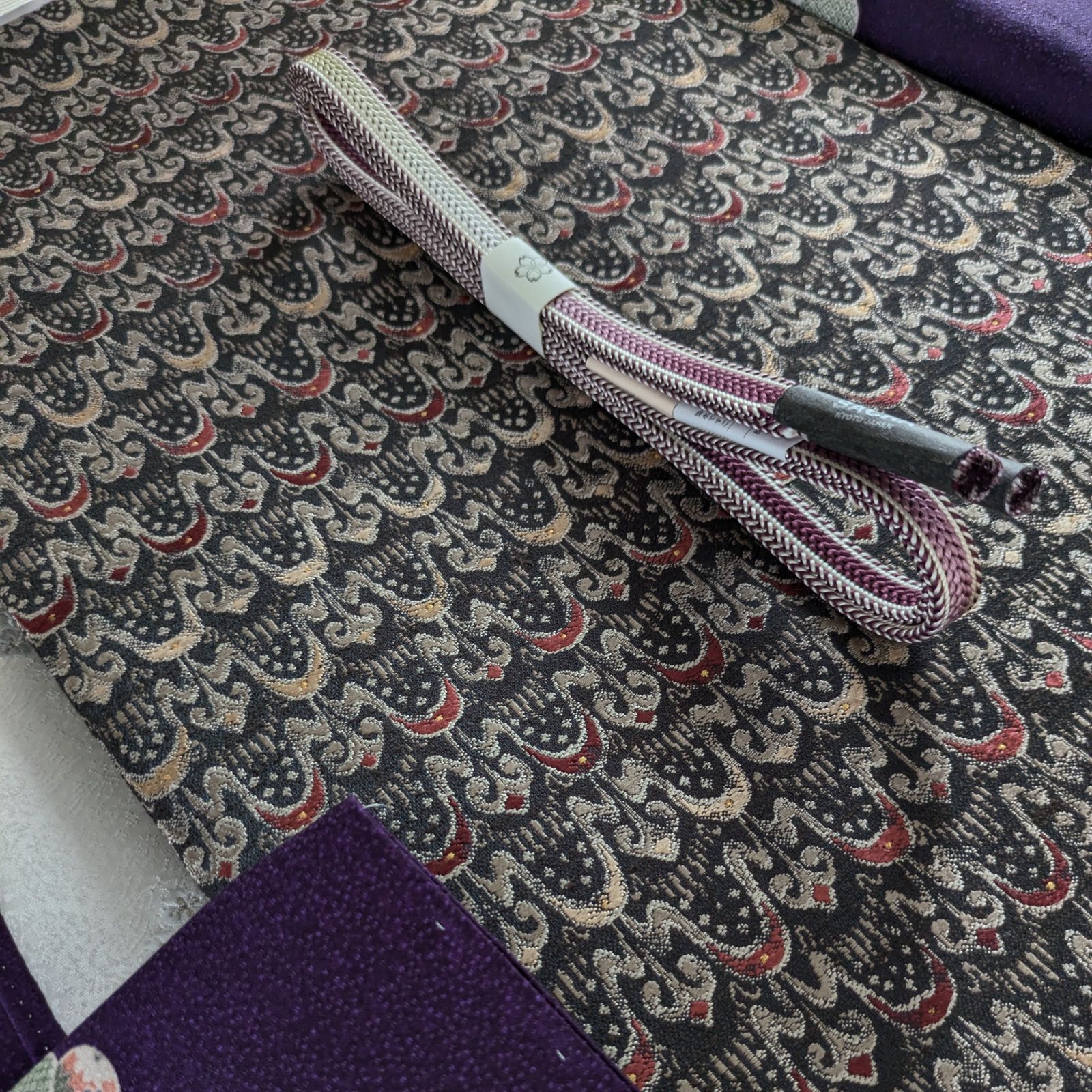 シュトラウス衣正絹西陣織吉村織物大子間道 袋帯