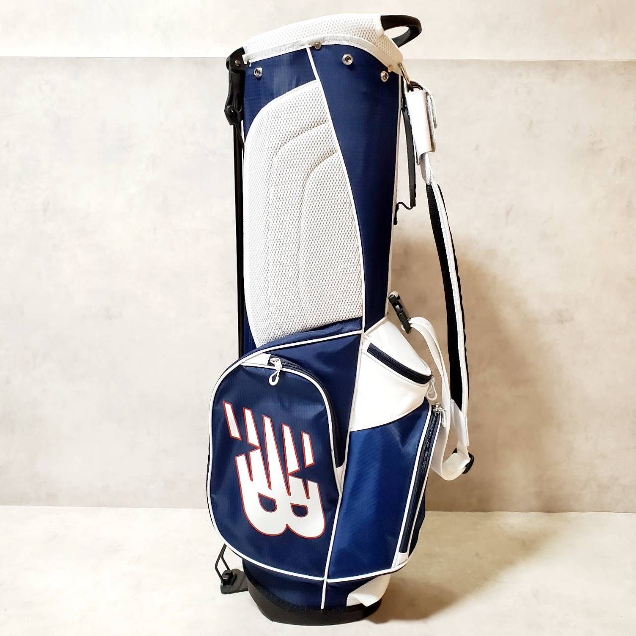 良品】ニューバランス newbalance キャディバッグ 7.5型 スタンド式