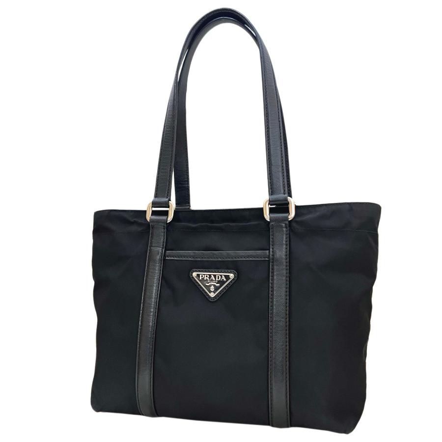 PRADA プラダ バッグ セミショルダー 肩掛け 三角ロゴ トート レザー