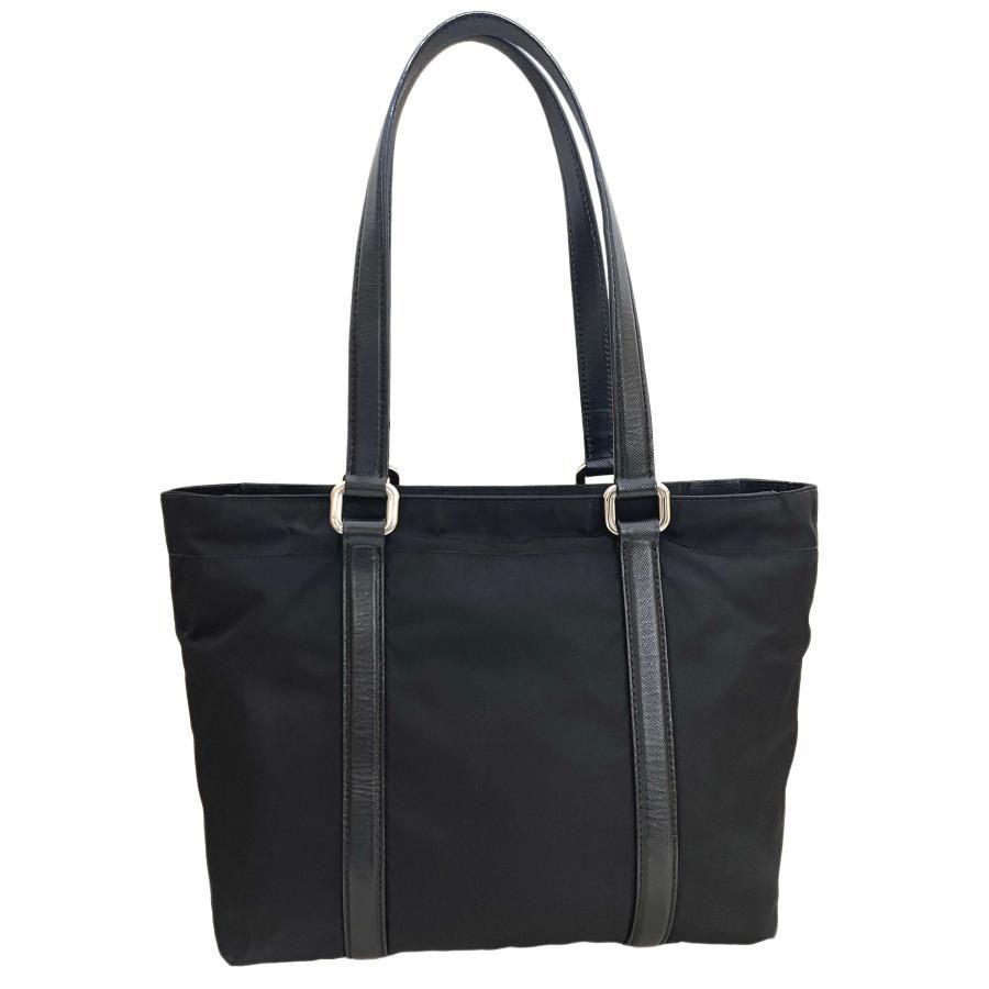 PRADA　セミショルダー　ワンショルダー　三角ロゴ　ナイロン　黒　バッグ PRADA プラダ バッグ セミショルダー 肩掛け 三角ロゴ トート レザー