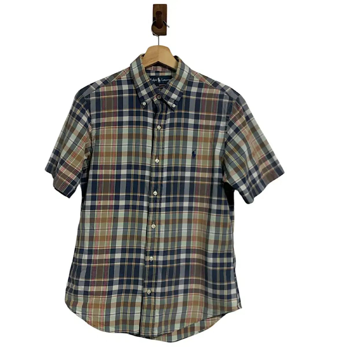 ポロラルフローレン 半袖 CHECK シャツ M