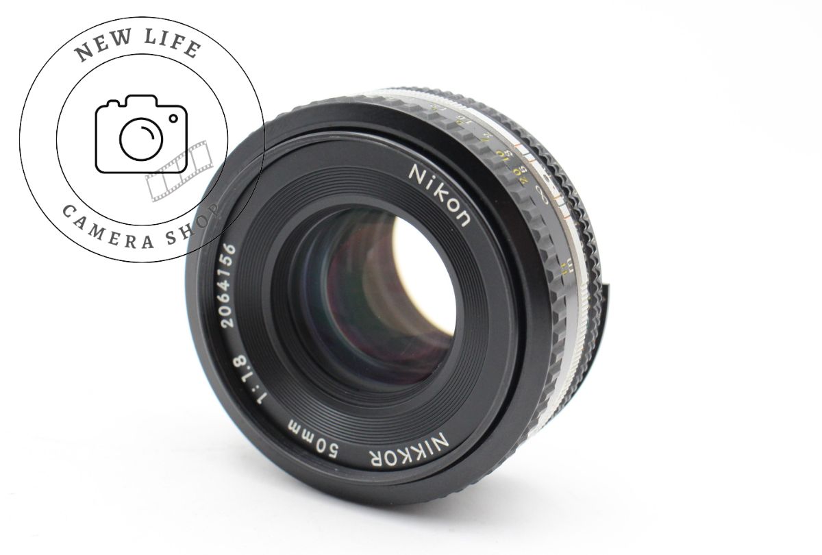 極上品☆ニコン Nikon Ai-s NIKKOR 50mm 注文 F1.8 パンケーキ ###13032