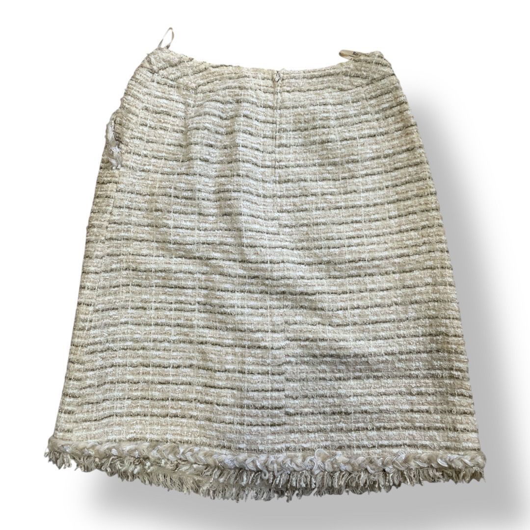 René(ルネ) ツイードスカート アイボリー色 36サイズ レディース