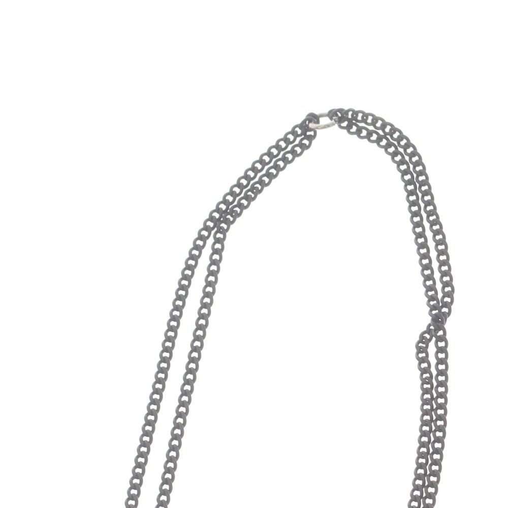 新品】ディースクエアード DSQUARED2 2連 クロス ネックレス ブラック